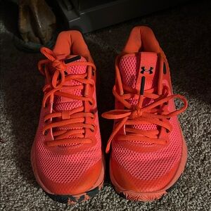 Under Armour Bright Orange Running Shoes